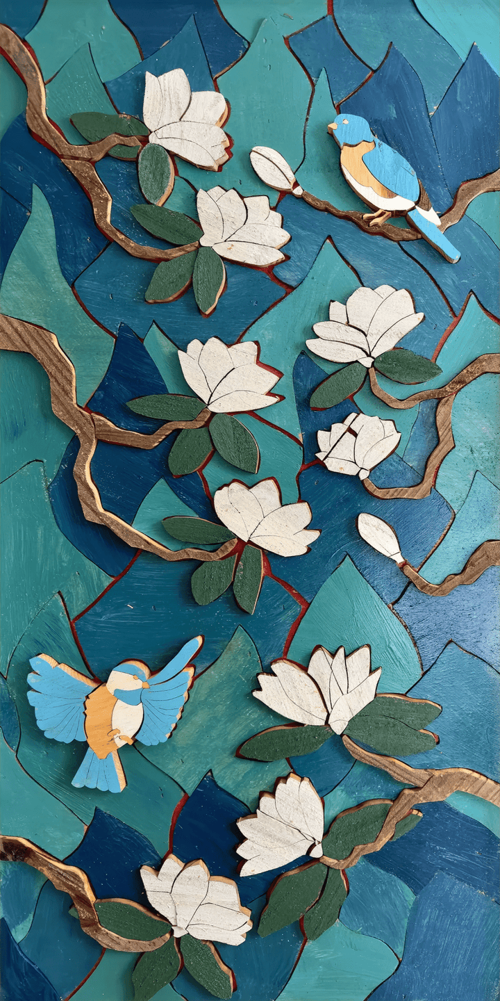 Magnolias by A.D. Hogan